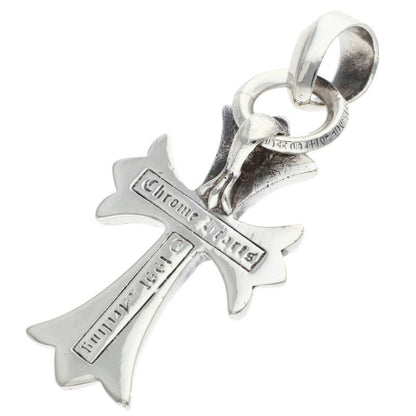Chrome Hearts CH Crs Sml Bale Small CH Cross Silver Pendant — view 2