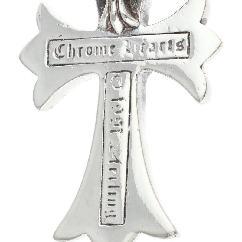 Chrome Hearts CH Crs Sml Bale Small CH Cross Silver Pendant — view 4