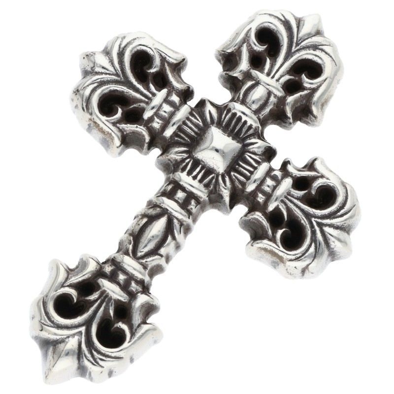 Chrome Hearts Filig Cross Xsm Filigree XS Pendant Silver