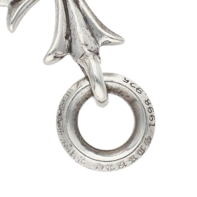 Chrome Hearts Tiny CH Cross Charm Silver Pendant — view 3