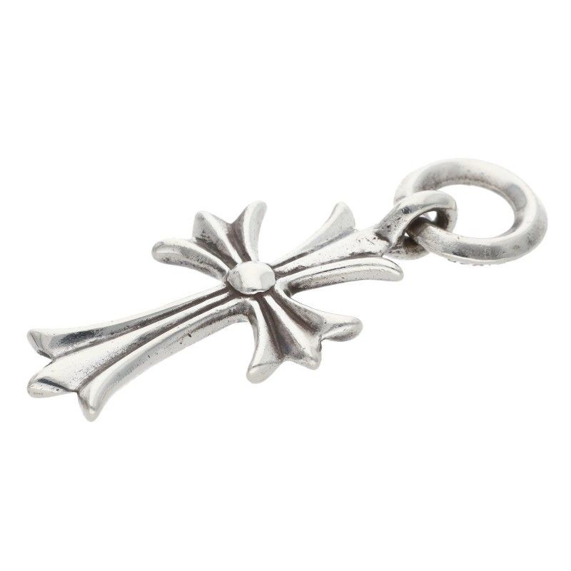 Chrome Hearts Tiny CH Cross Charm Silver Pendant — view 4