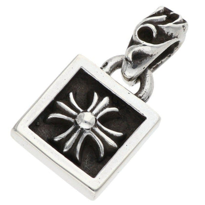 Chrome Hearts Framed CH Plus Charm Silver Pendant