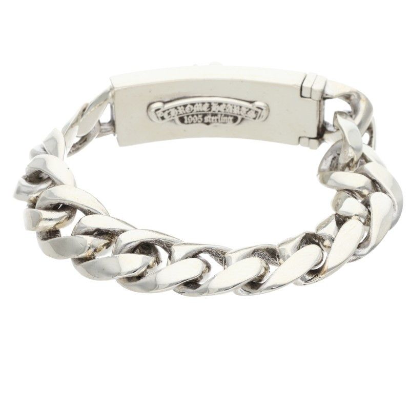 Chrome Hearts ID Dagger ID Classic Link Silver Bracelet — view 2