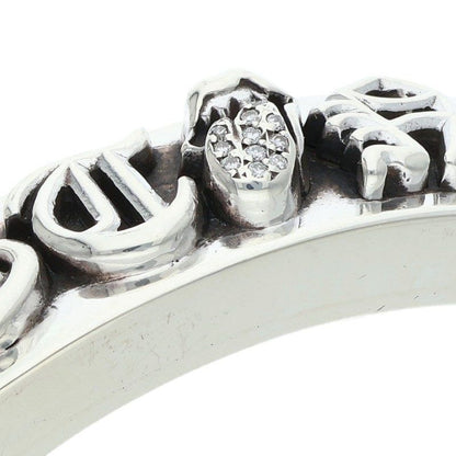 Chrome Hearts Lip and Tan ID Classic Diamond Silver Bracelet — view 4