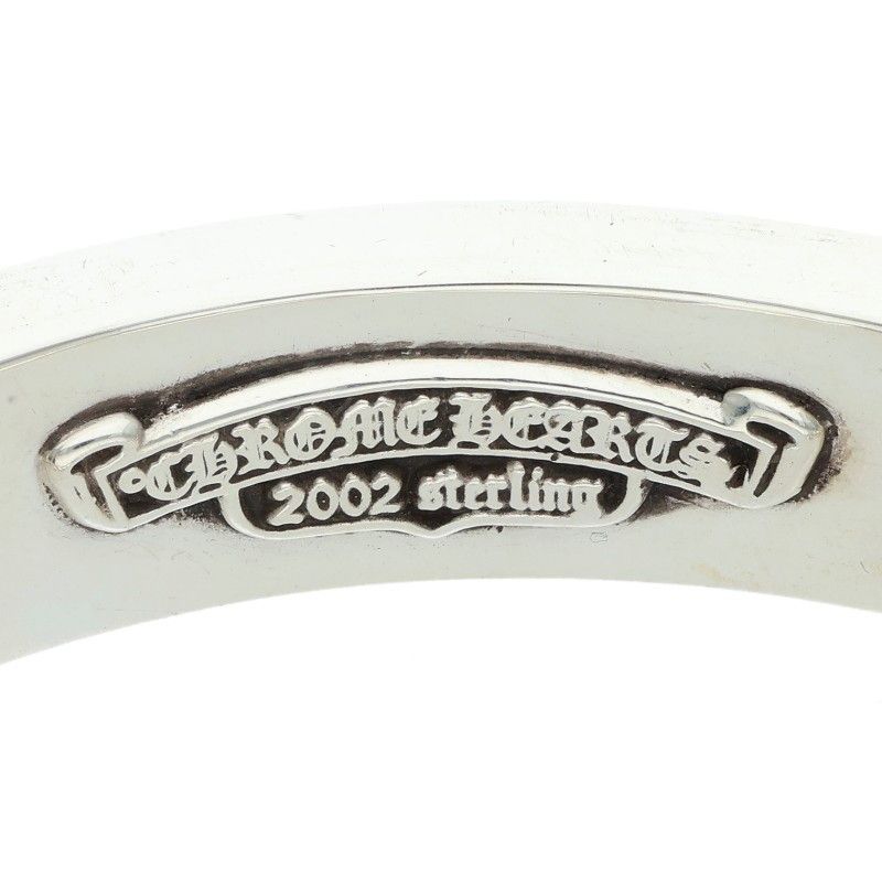 Chrome Hearts Lip and Tan ID Classic Diamond Silver Bracelet — view 3