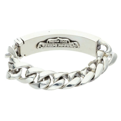 Chrome Hearts Lip and Tan ID Classic Diamond Silver Bracelet — view 2