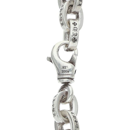 Chrome Hearts Large Paper Chn Silver Bracelet — view 4