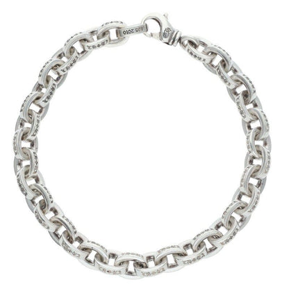 Chrome Hearts Large Paper Chn Silver Bracelet