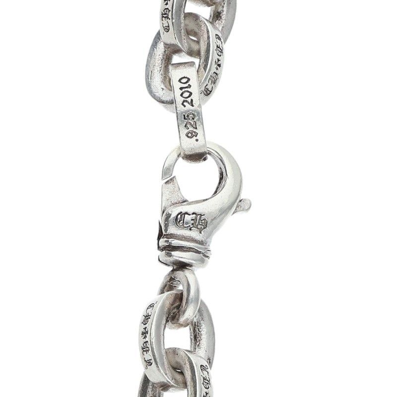 Chrome Hearts Large Paper Chn Silver Bracelet — view 3