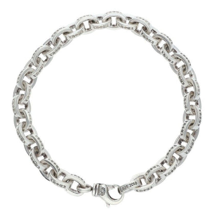Chrome Hearts Large Paper Chn Silver Bracelet — view 2