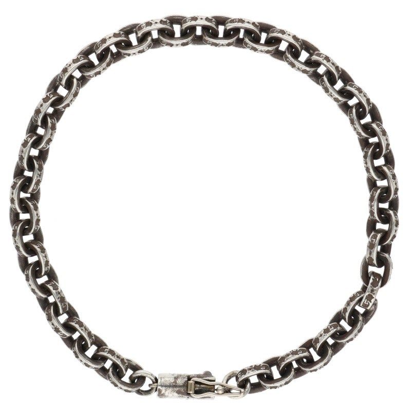 Chrome Hearts Paper Chain Silver Bracelet — view 2