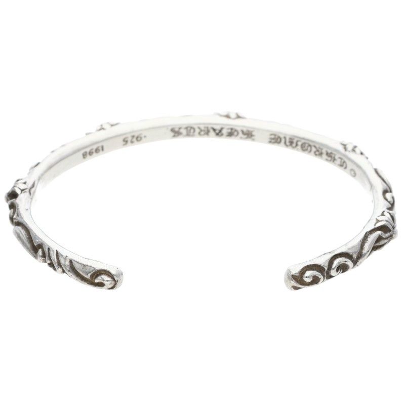 Chrome Hearts Bangle Sbt Band Silver Bracelet — view 2