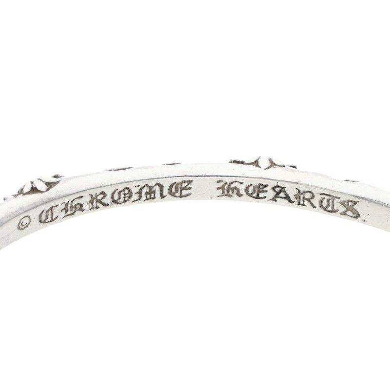 Chrome Hearts Bangle Sbt Band Silver Bracelet — view 3