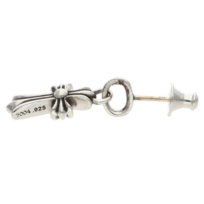 Chrome Hearts Bby Pprchn Baby Fat Drop Silver Earrings — view 4