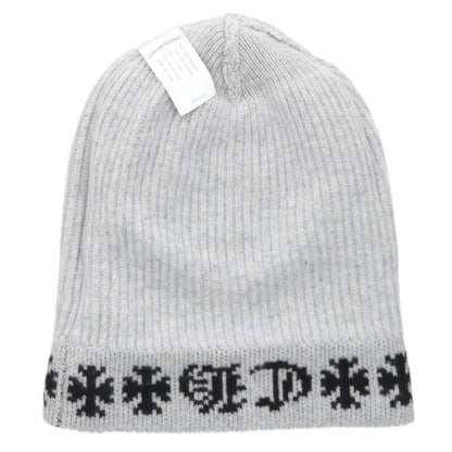 Chrome Hearts Big Daddy Cashmere Hat with Cross Ball — view 3