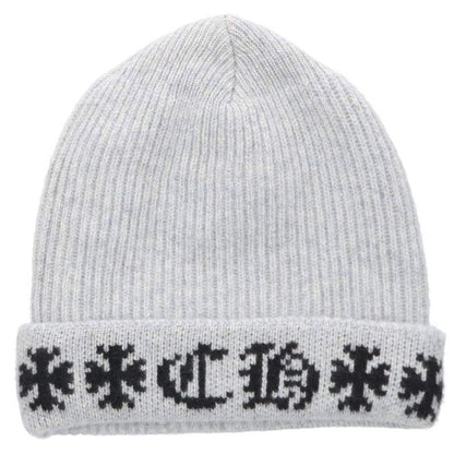 Chrome Hearts Big Daddy Cashmere Hat with Cross Ball — view 2