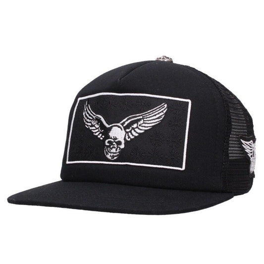 Chrome Hearts Trucker Cap Truck Khaki Cap Foti Aerosmith Yungblub Mesh