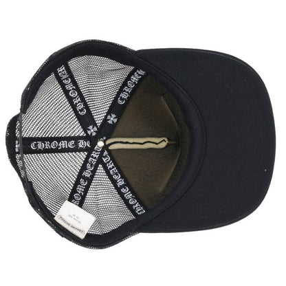 Chrome Hearts Trucker Cap CH Mesh Hat with Patch Cross Ball — view 3