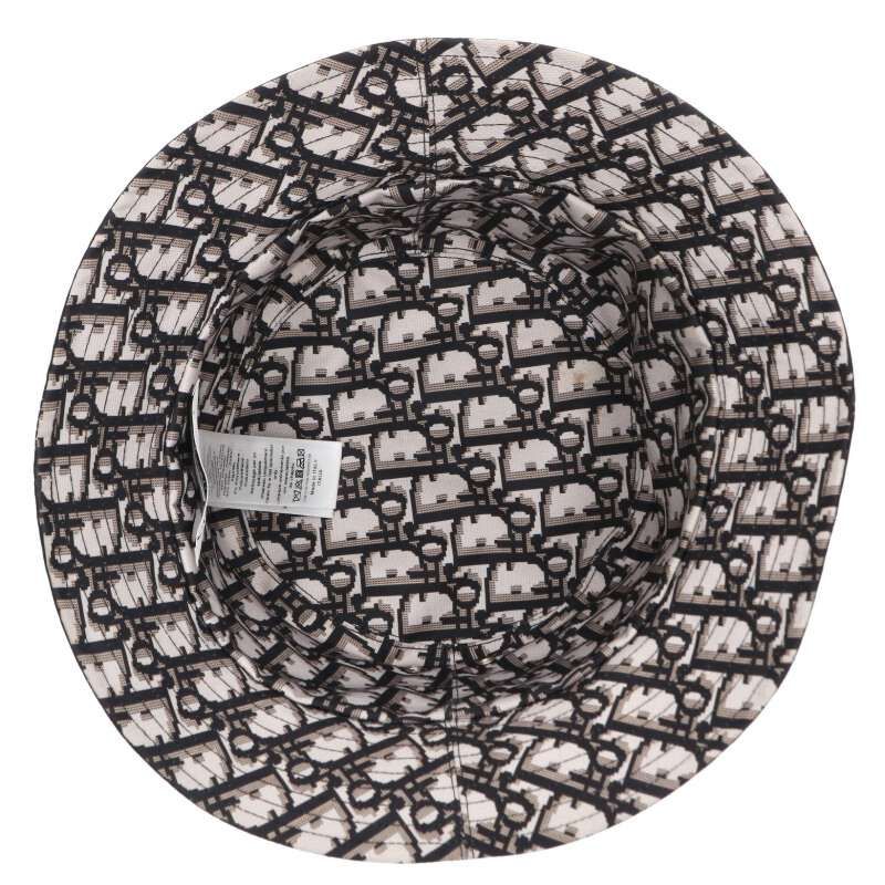 Dior Lined Oblique All Over Pattern Bucket Hat 57 — view 3