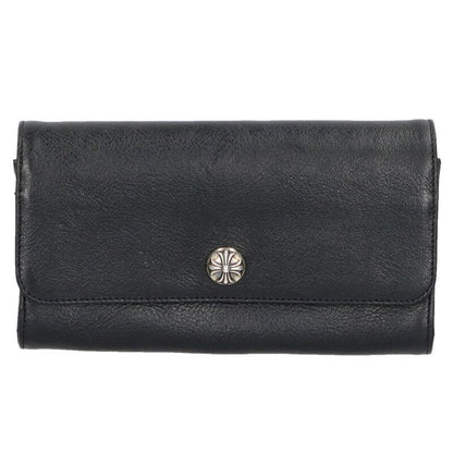 Chrome Hearts Judy Cross Button Leather Wallet