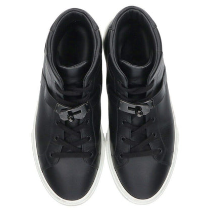 Hermes Daydream Kelly Buckle Leather High Cut Sneakers — view 4