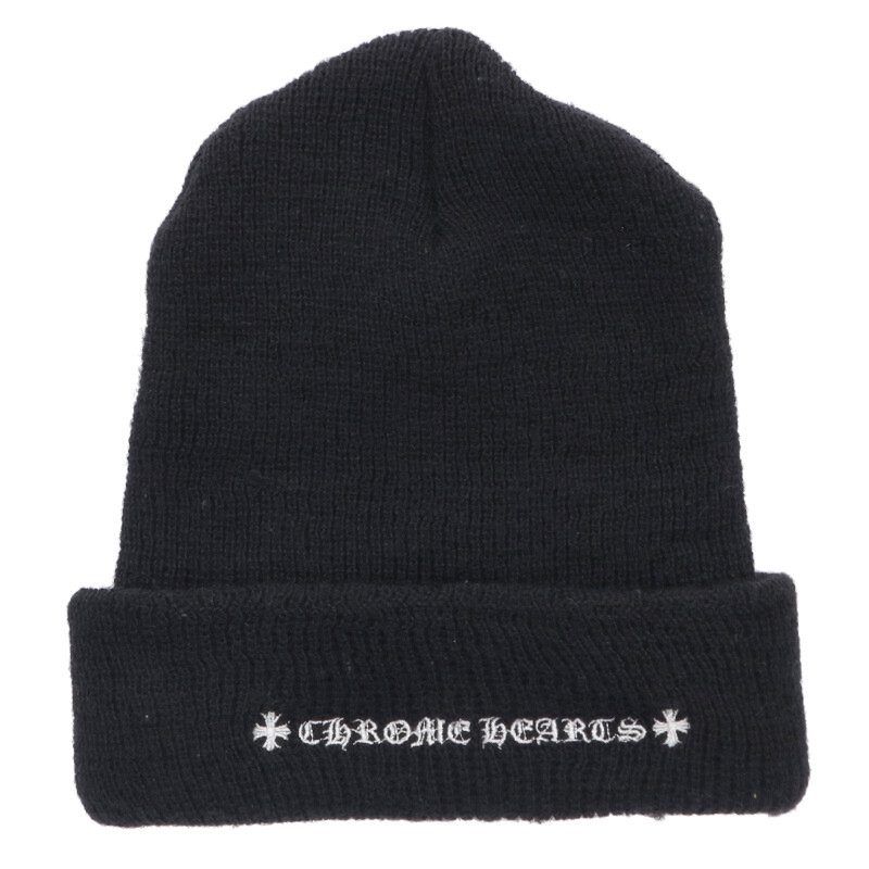Chrome Hearts Wool Watch Cap CH Plus Embroidery Knit — view 2