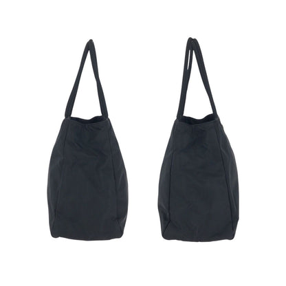 Prada Tessuto Black Silver Nylon Tote Shoulder — view 8
