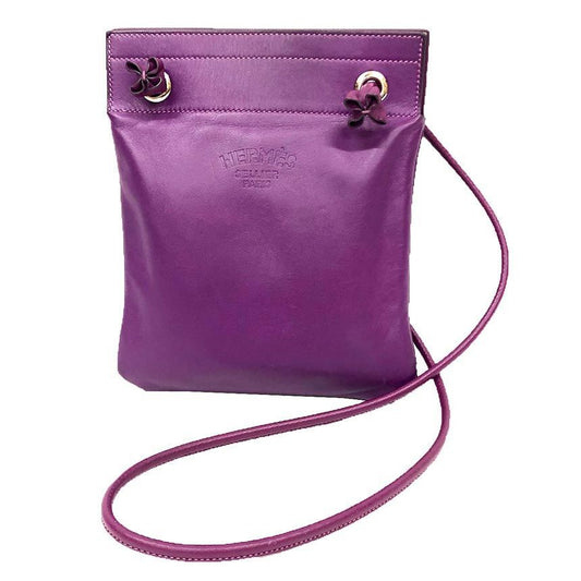 Hermes Sac Ali Nu Mini Shoulder Bag Milo Lambskin Ultra Violet Purple Crossbody