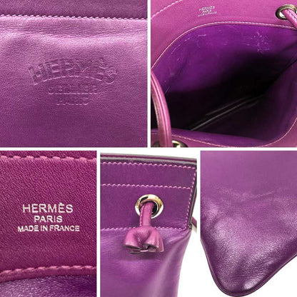 Hermes Sac Ali Nu Mini Shoulder Bag Milo Lambskin Ultra Violet Purple Crossbody — view 3