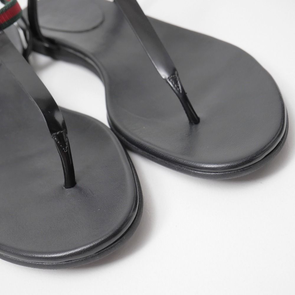 Gucci Sandals 37 Web Line Thong — view 4