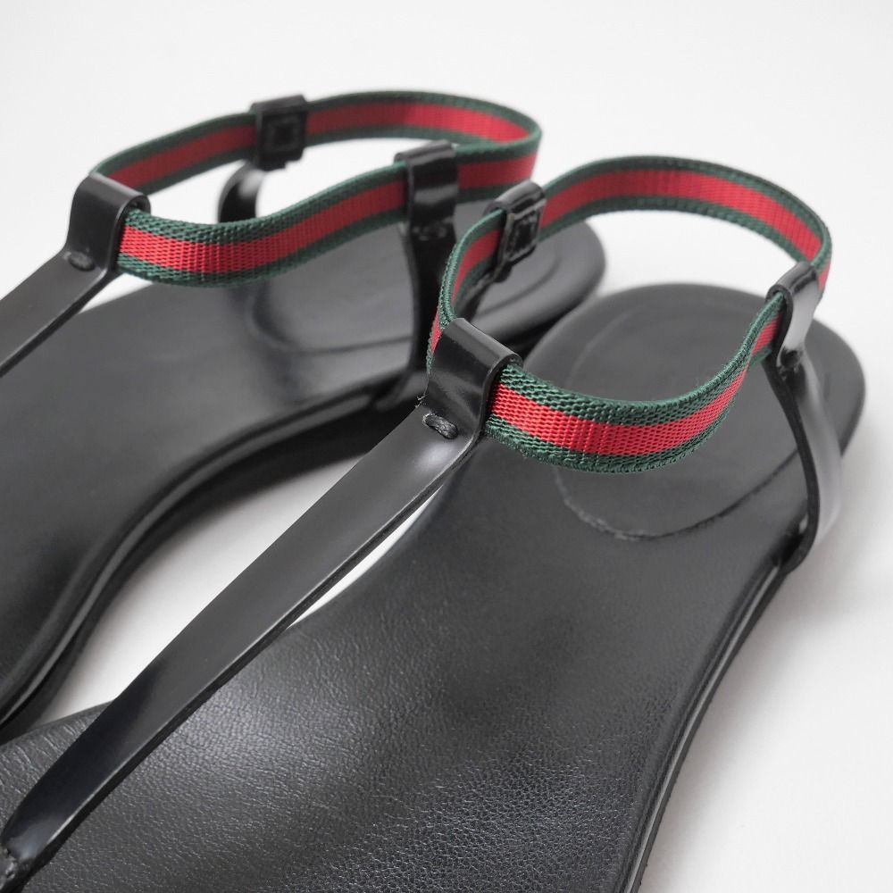 Gucci Sandals 37 Web Line Thong — view 5