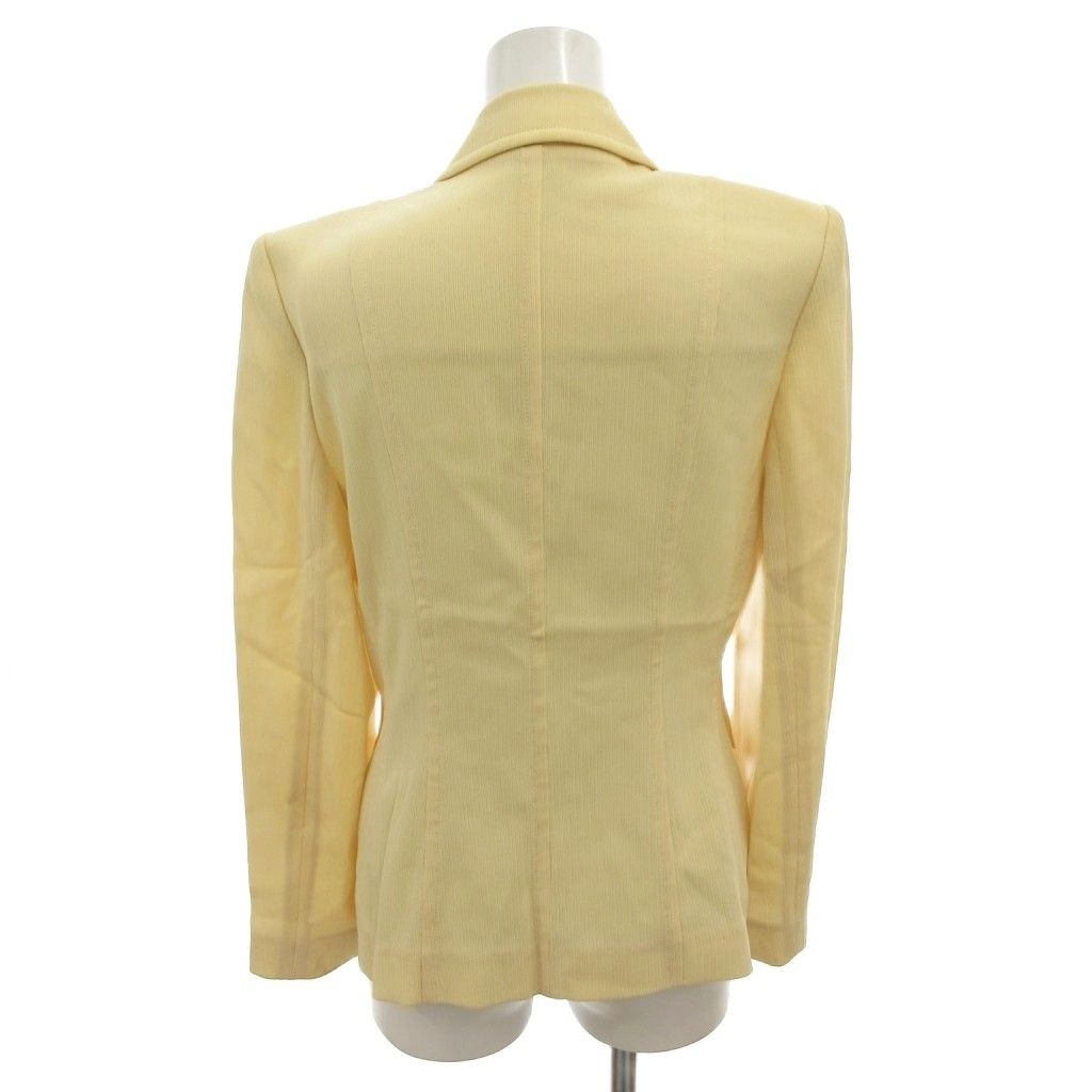 Saint Laurent Suit Jacket & Skirt Set Knee Length 36 Yellow — view 3