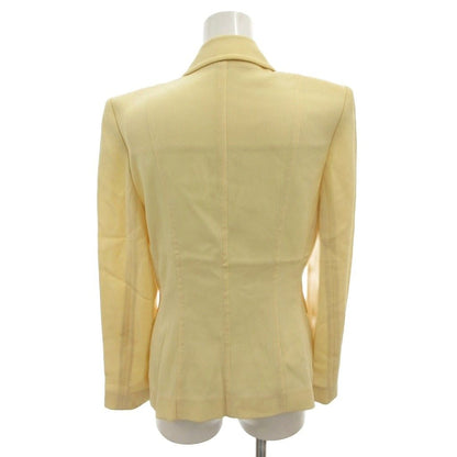 Saint Laurent Suit Jacket & Skirt Set Knee Length 36 Yellow — view 3