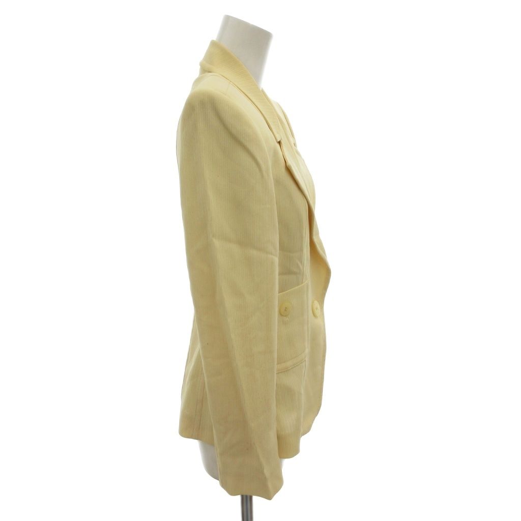 Saint Laurent Suit Jacket & Skirt Set Knee Length 36 Yellow — view 4