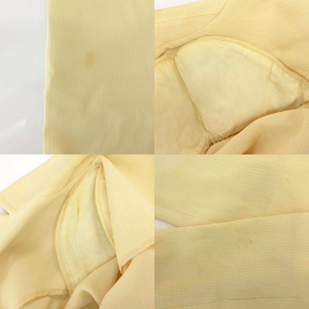 Saint Laurent Suit Jacket & Skirt Set Knee Length 36 Yellow — view 9