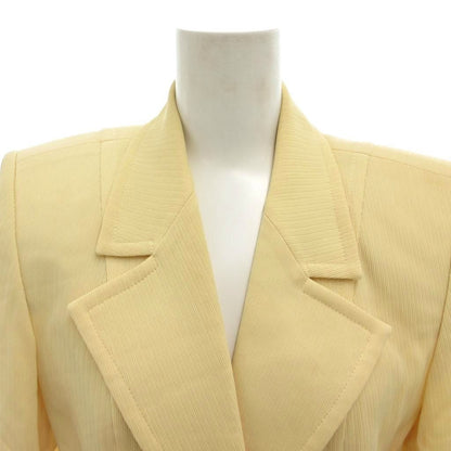Saint Laurent Suit Jacket & Skirt Set Knee Length 36 Yellow — view 7
