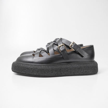 Max Mara Rockballet Loafers 37.5 Strap Thick Sole Platform — view 2