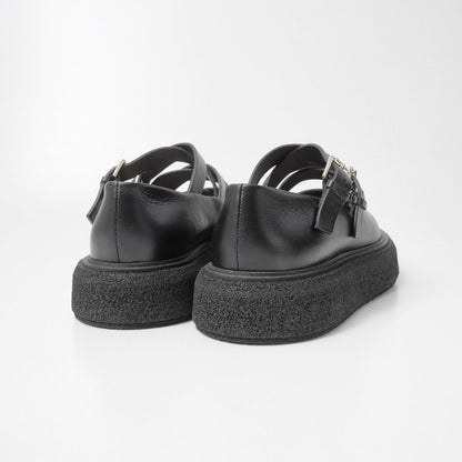 Max Mara Rockballet Loafers 37.5 Strap Thick Sole Platform — view 3