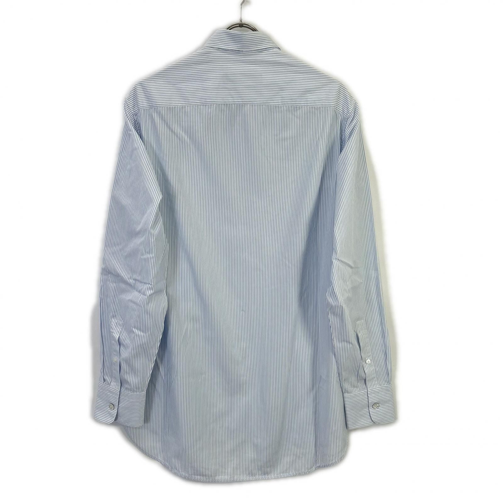 Louis Vuitton Doh Light Blue Cotton Striped Long Sleeve Shirt — view 2