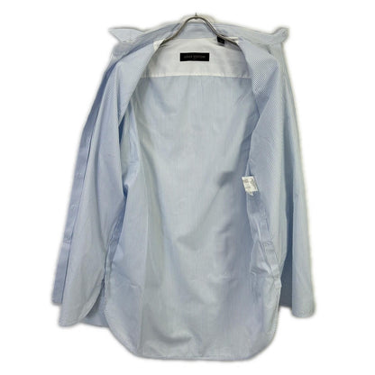 Louis Vuitton Doh Light Blue Cotton Striped Long Sleeve Shirt — view 3