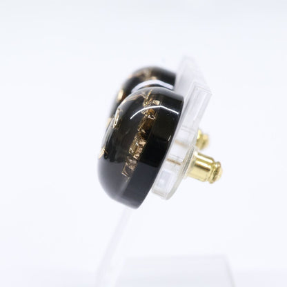 Chanel CC Logo Resin Metal Earring — view 2