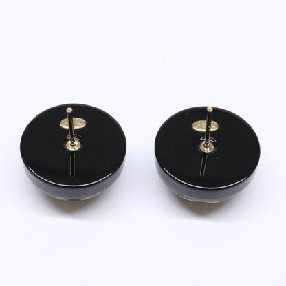 Chanel CC Logo Resin Metal Earring — view 6
