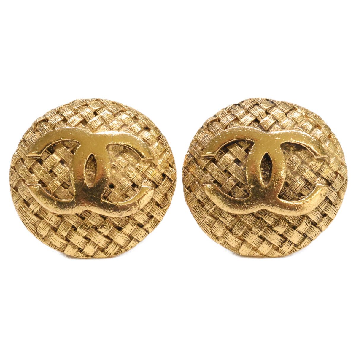 Chanel CC Logo Circle Earring