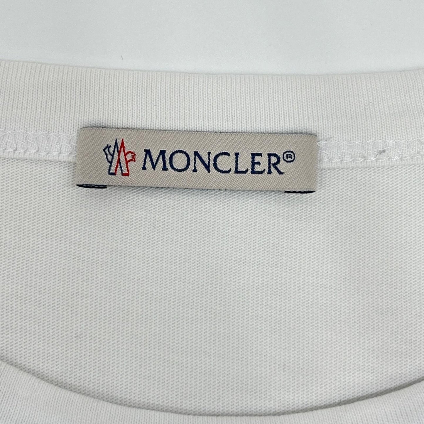 Moncler White Maglia Print T-Shirt XL — view 3