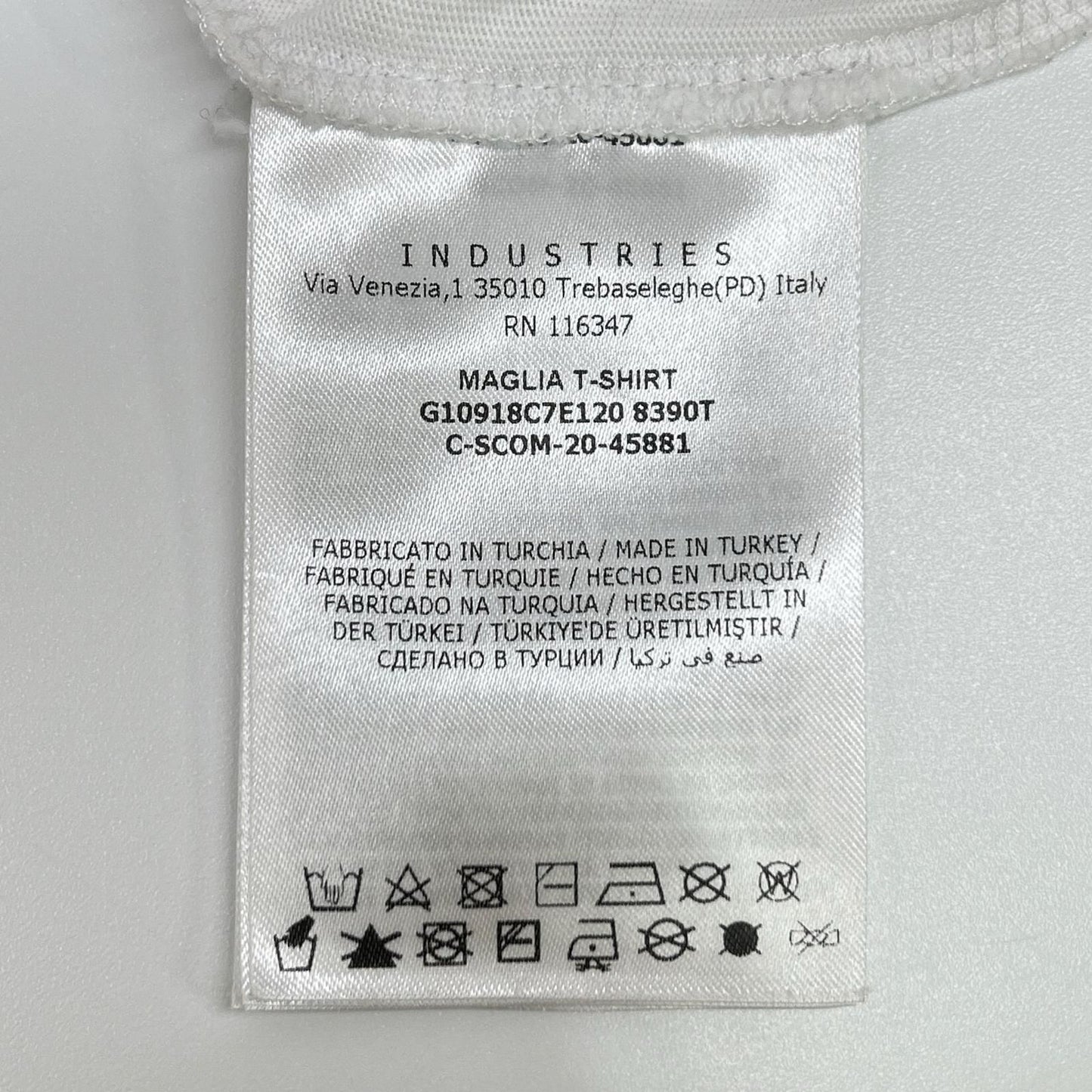 Moncler White Maglia Print T-Shirt XL — view 4
