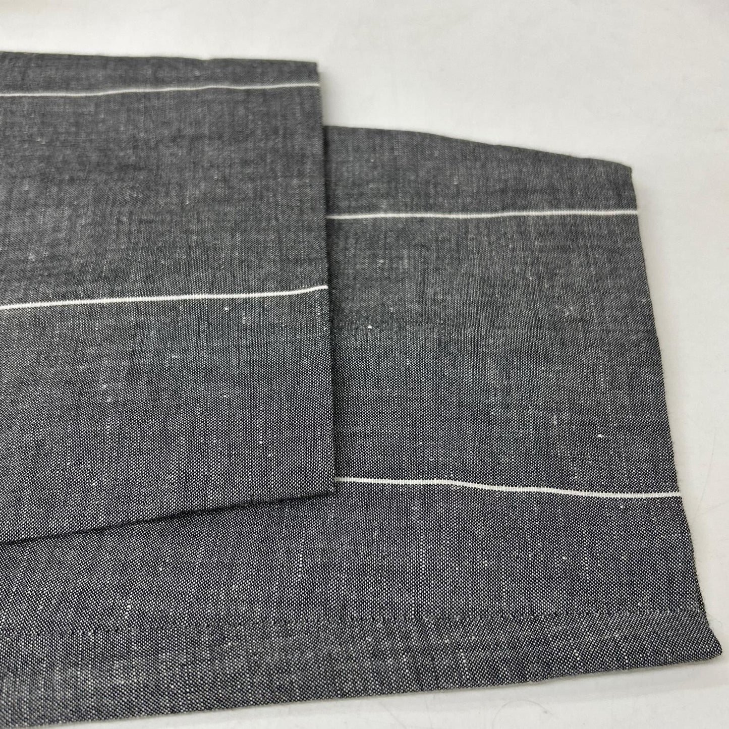 Brunello Cucinelli Gray Linen Cropped Length Pants 44 — view 7