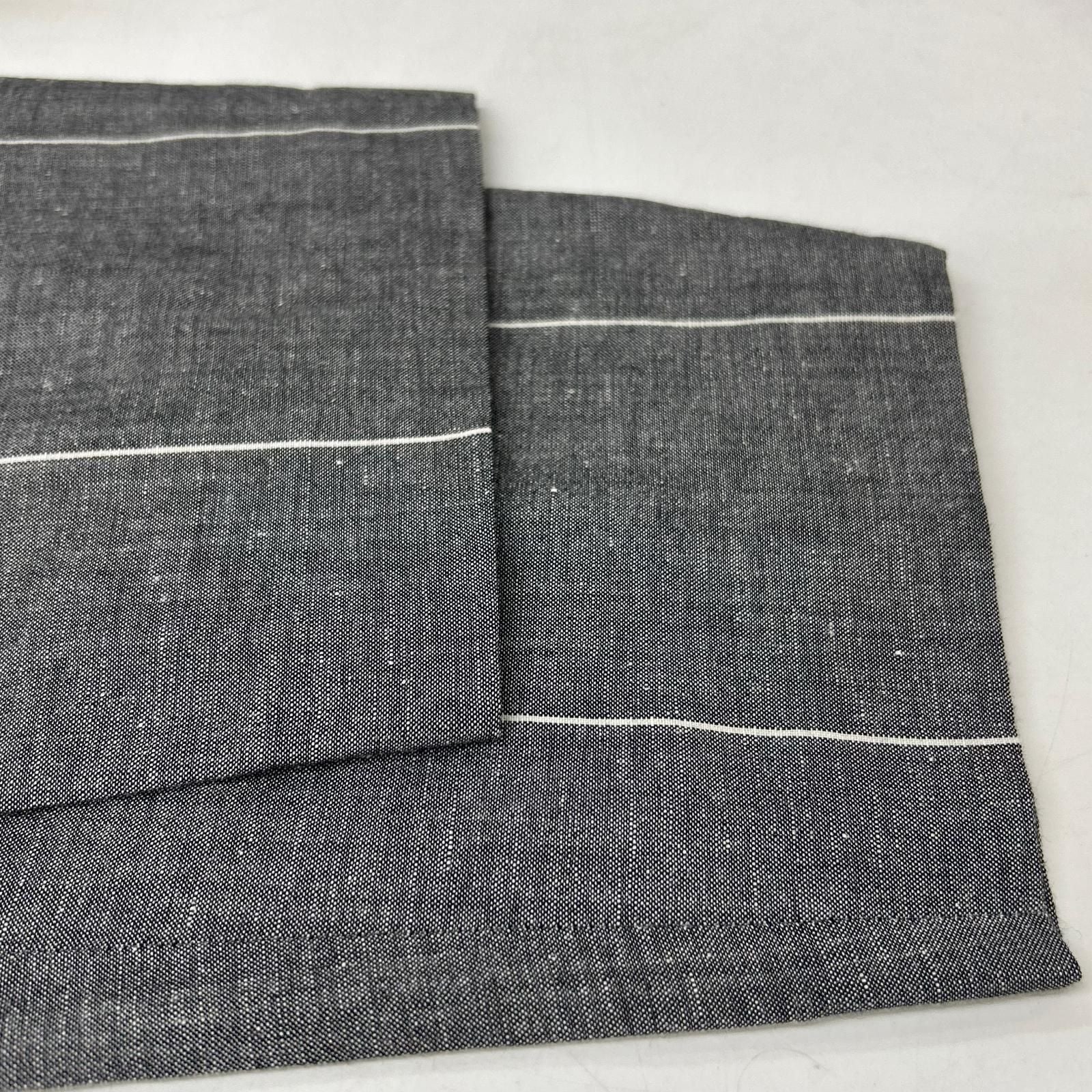 Brunello Cucinelli Gray Linen Cropped Length Pants 44 — view 7