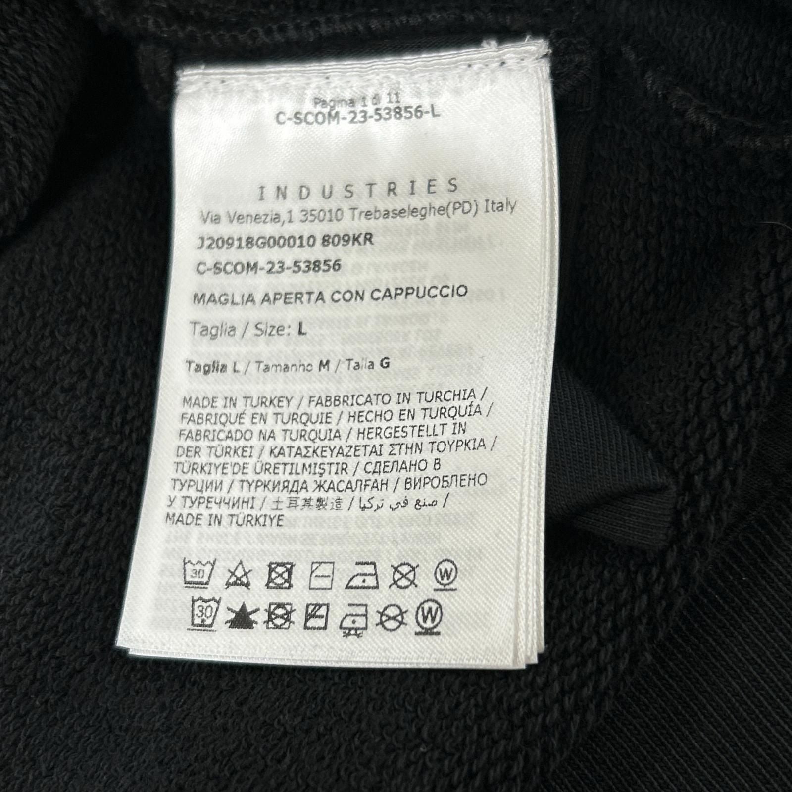 Moncler Maglia Aperta Con Black Zip Up Hoodie — view 6