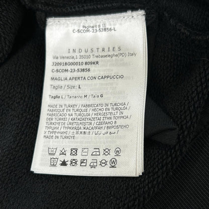 Moncler Maglia Aperta Con Black Zip Up Hoodie — view 6