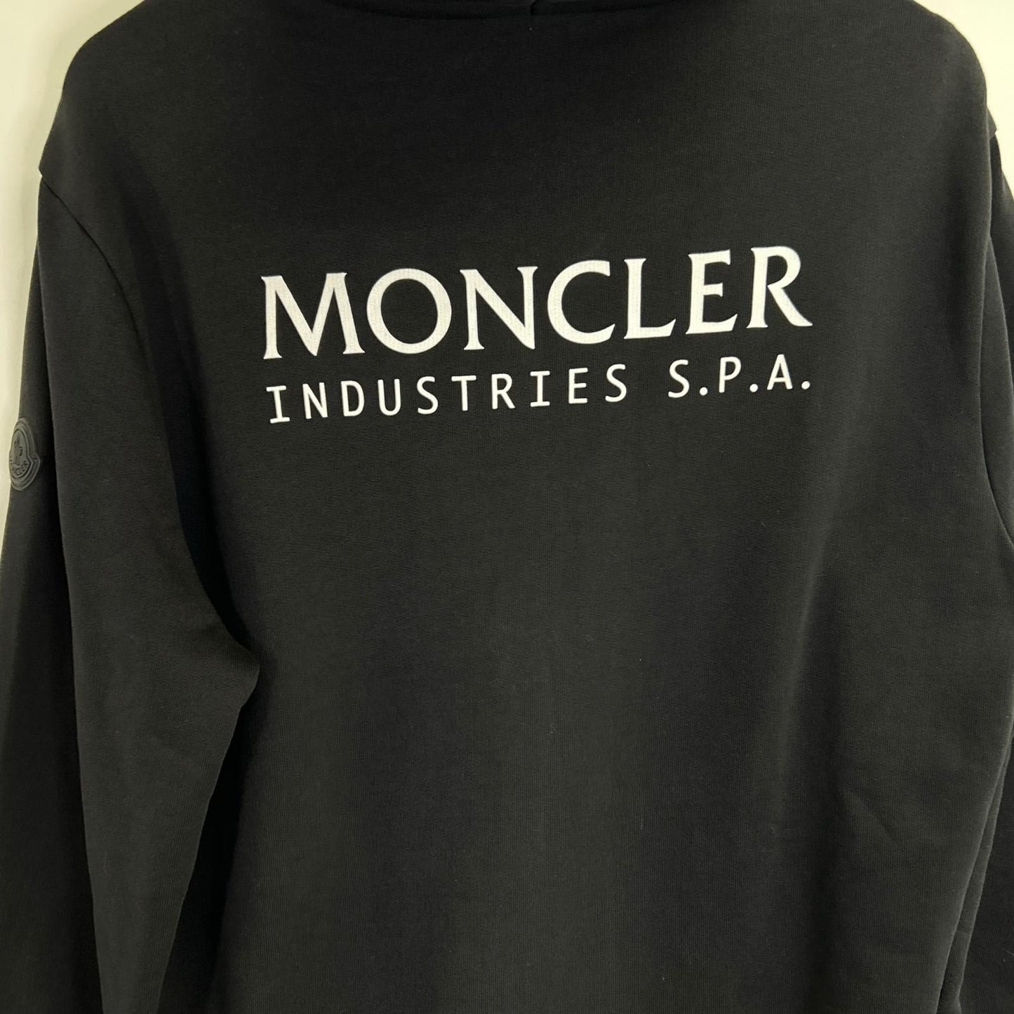 Moncler Maglia Aperta Con Black Zip Up Hoodie — view 3